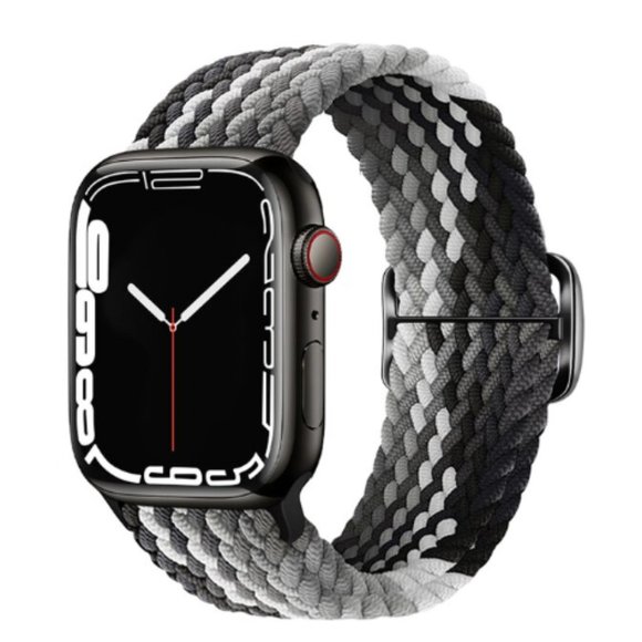NEW Adjustable Braided Solo Loop For Apple Watch D - Picture 1 of 6